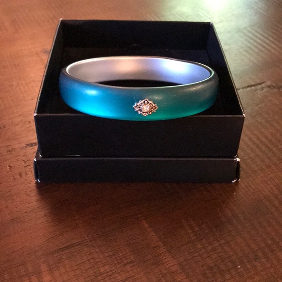 Avon Jewelry - Avon Frosted Embellished Bangle Bracelet